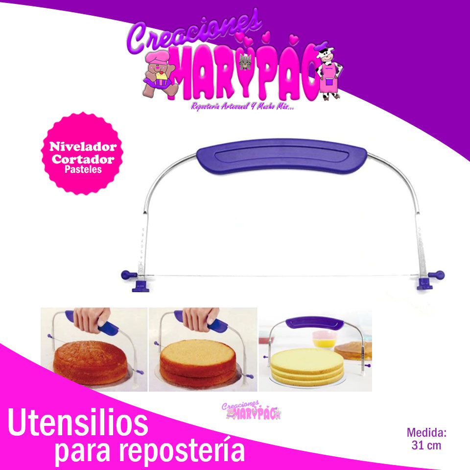 Cortador Nivelador Rebanador Para Pasteles - Creaciones Marypao