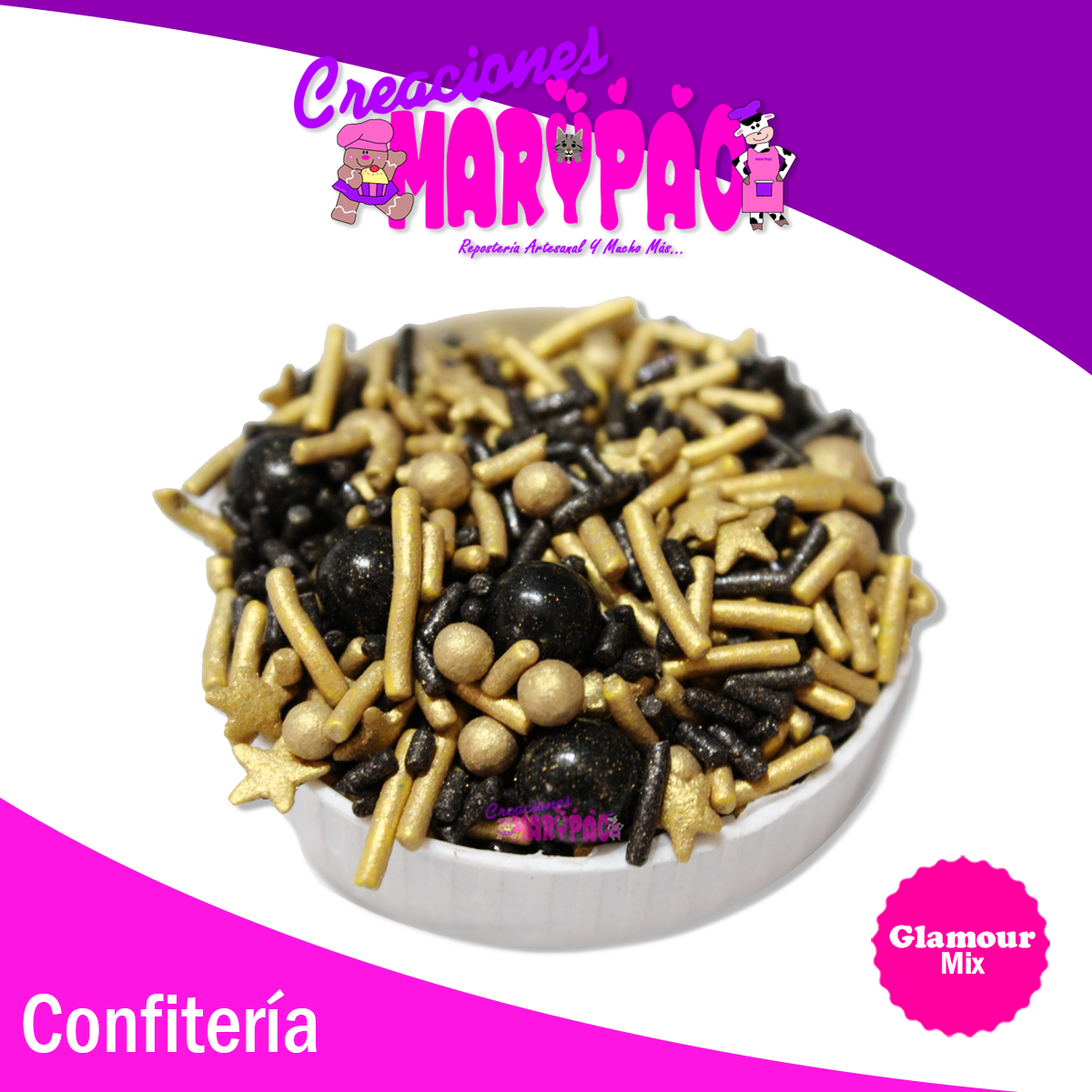 Confetti Party Mix Sprinkles Granillo Repostería 150 G