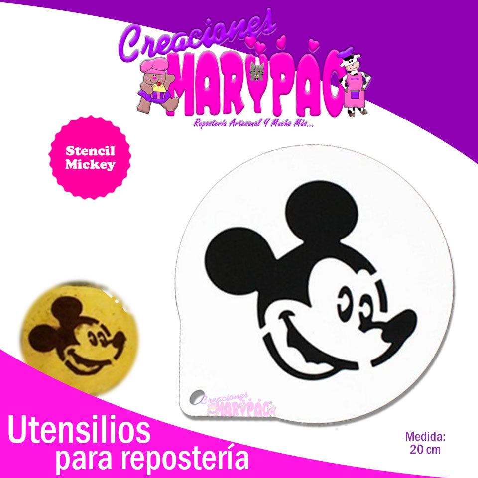 Stencil Personajes Pasteles - Creaciones Marypao