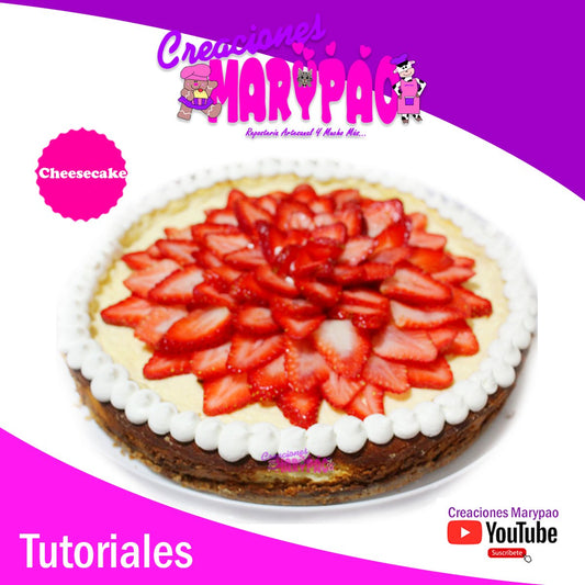 Tutorial 11 - Cheesecake - Creaciones Marypao