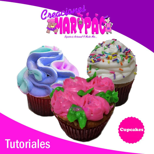 Tutorial 3 - Formas Rápidas De Decorar Cupcakes - Creaciones Marypao