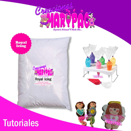 Tutorial 6 - Royal Icing - Creaciones Marypao