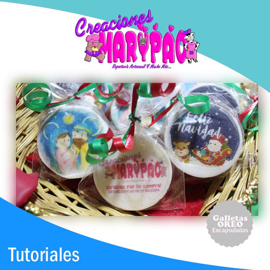 Tutorial 7 - Galletas Oreo Encapsuladas Con Oblea Comestible - Creaciones Marypao