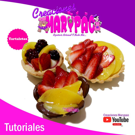 Tutorial 9 - Tartaletas Con Moldes Y Cortadores - Creaciones Marypao