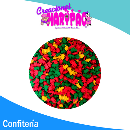 Confeti Comestible Pinos Navidad