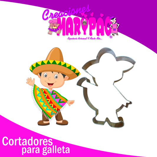 Cortador De Galleta Mexicanito Fiestas Patrias