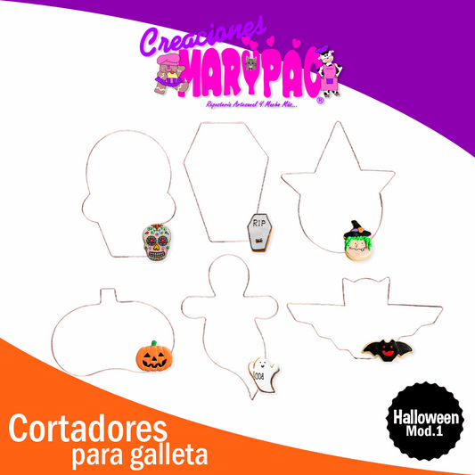 Cortadores De Galletas Halloween Mod.1