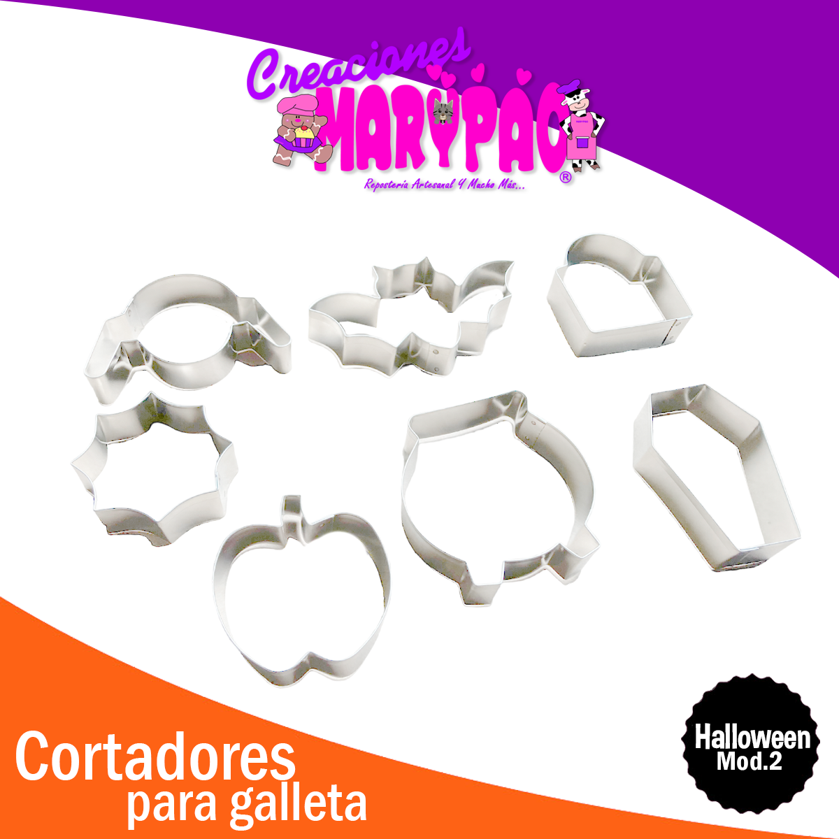 Cortadores Galletas Halloween Mod2