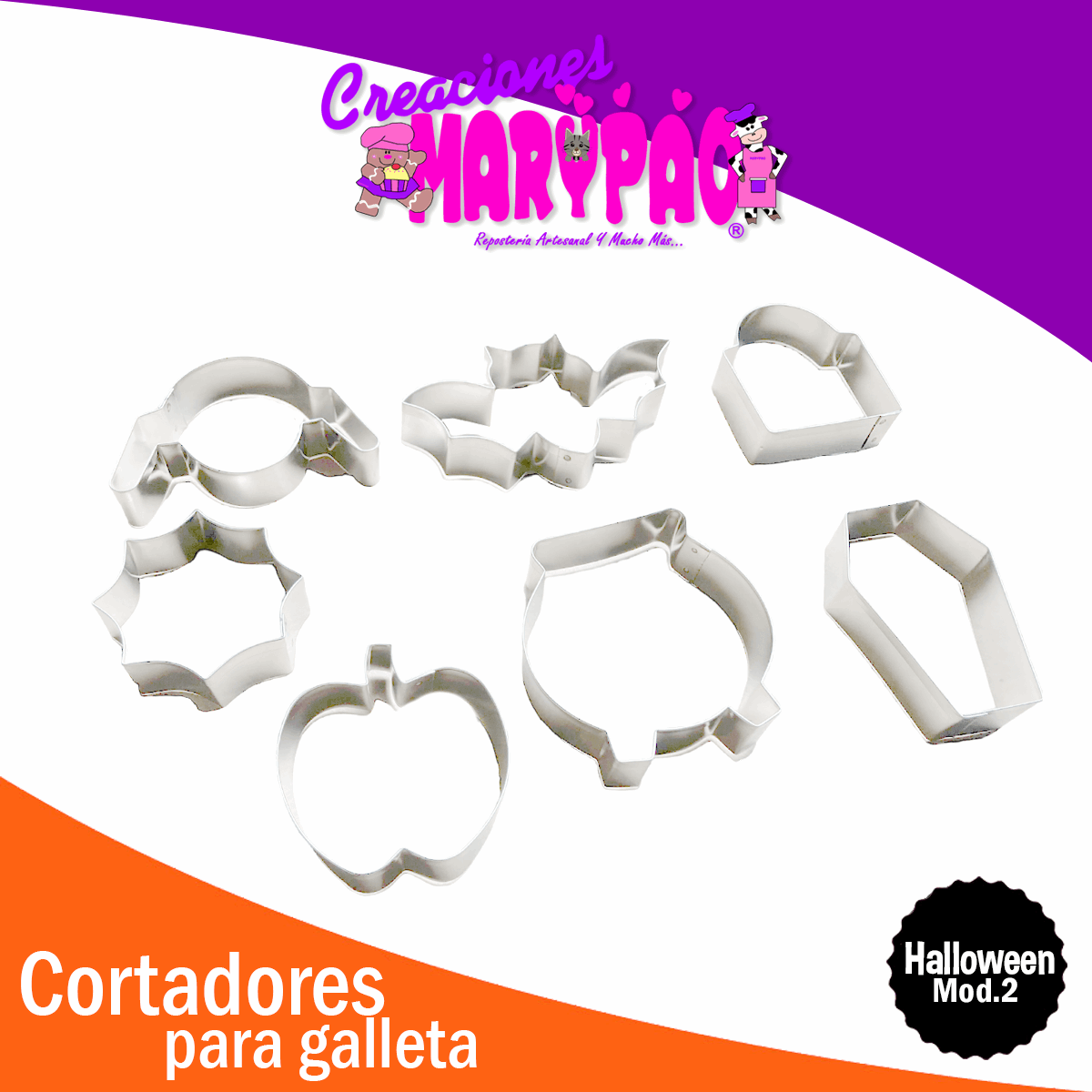 Cortadores Galletas Halloween Mod2