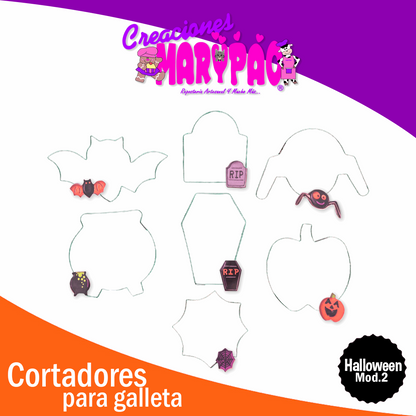 Cortadores Galletas Halloween Mod2