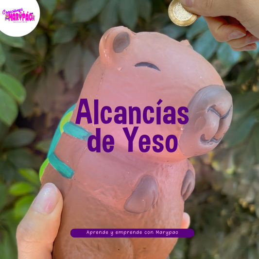 🎨Crea Alcancías de Yeso desde Cero: Curso Completo para Emprender o Crear