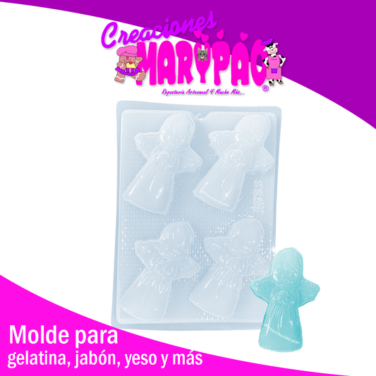 Molde Angelito Comunión M2 Bautizo Jabón Gelatinas Yeso