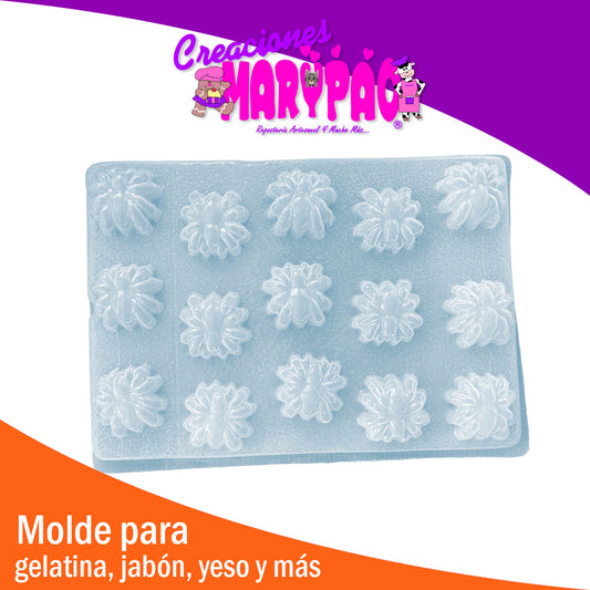 Molde Araña Mod2 Halloween Gelatina Gomita Jabon Yeso