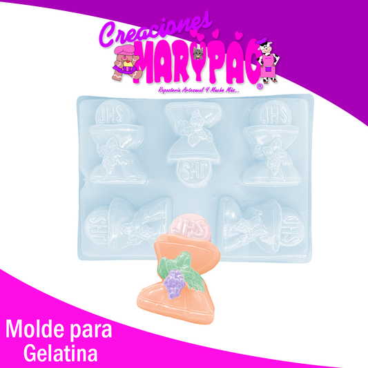 Molde Cáliz Comunión Gelatina Jabones