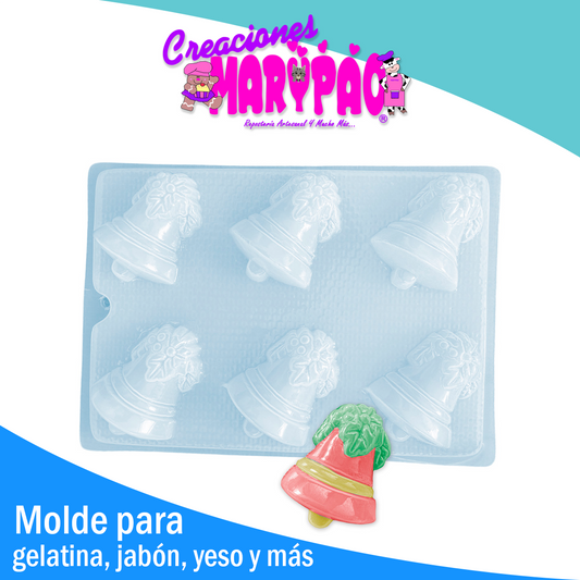Molde Campana Navidad