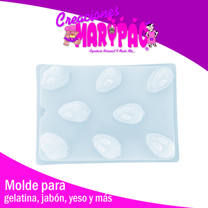Molde Conejito 3D Pascua Conejo M1