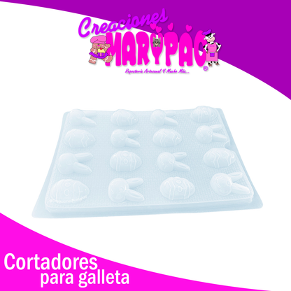 Molde Para Gelatina Conejo Huevito Pascua Jabones Yeso