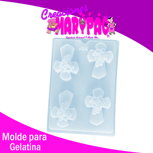 Molde Cruz Uvas Comunión Jabón Chocolate Gomita Gelatina