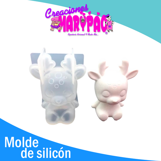Molde De Silicón Reno 3D 6cm