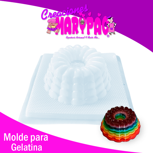 Molde Para Gelatina Arcoiris