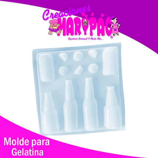 Molde Gelatina Kit Cervezas