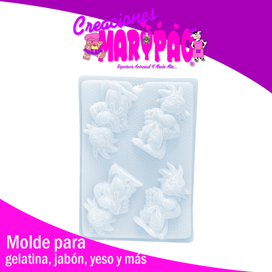 Molde Gokú Jabón Yeso Gelatinas