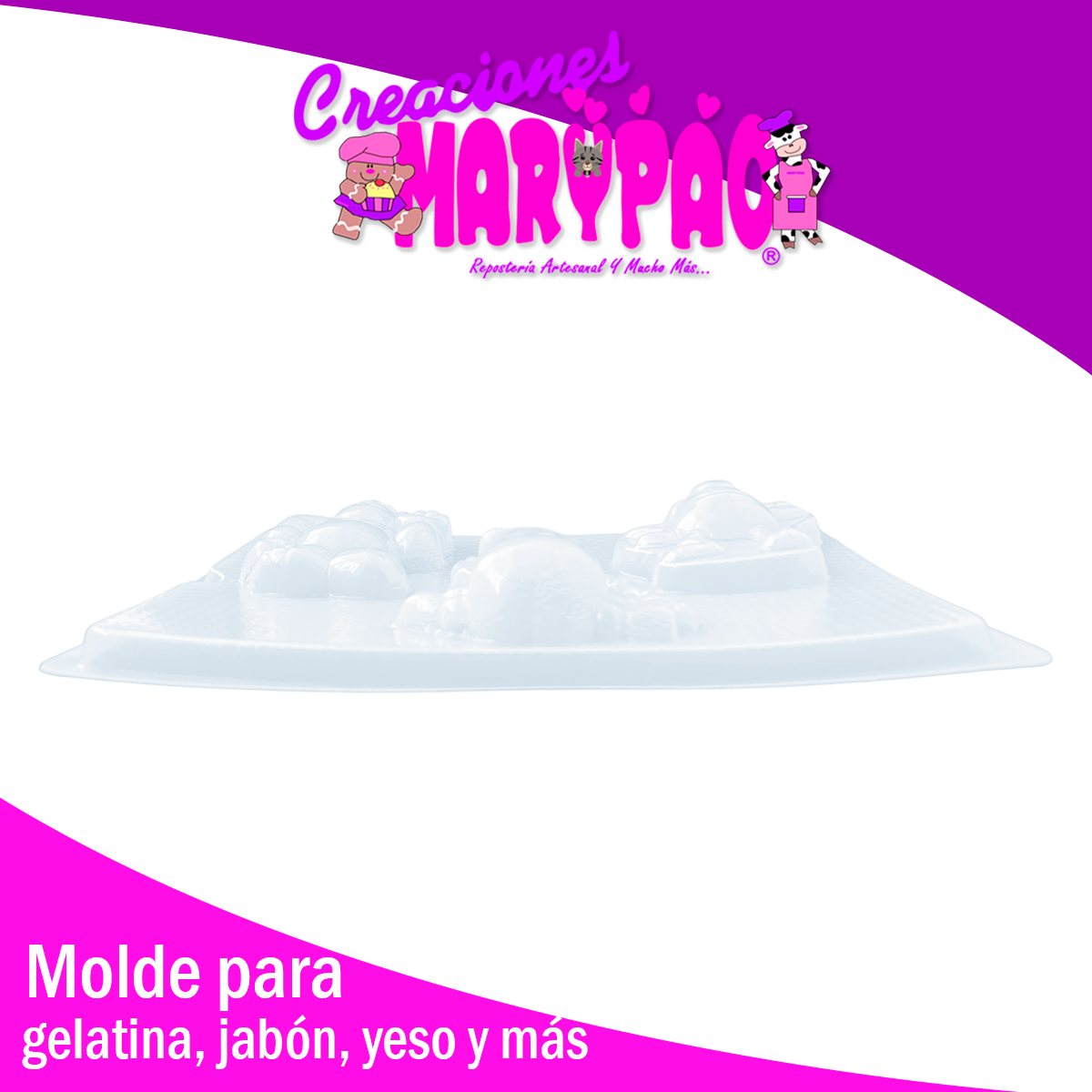 Molde Monster Inc Jabón Gelatinas Yesitos