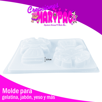 Molde Muñecas Lele Marías Tradicionales🎀