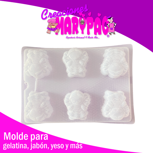 Molde Muñecas Maria Mod 3 Para Jabón Gomita Gelatina