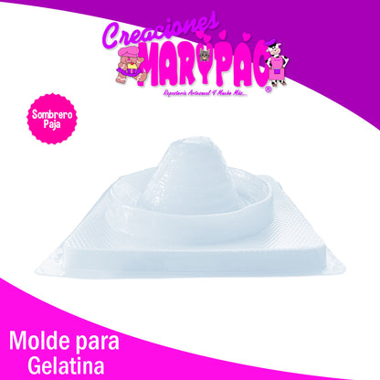 Molde Para Gelatina Sombrero De Paja