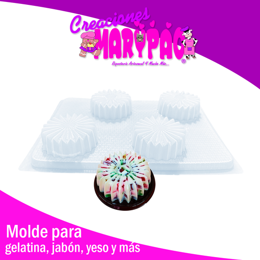 Molde Para Gelatinas Individuales Acordeón