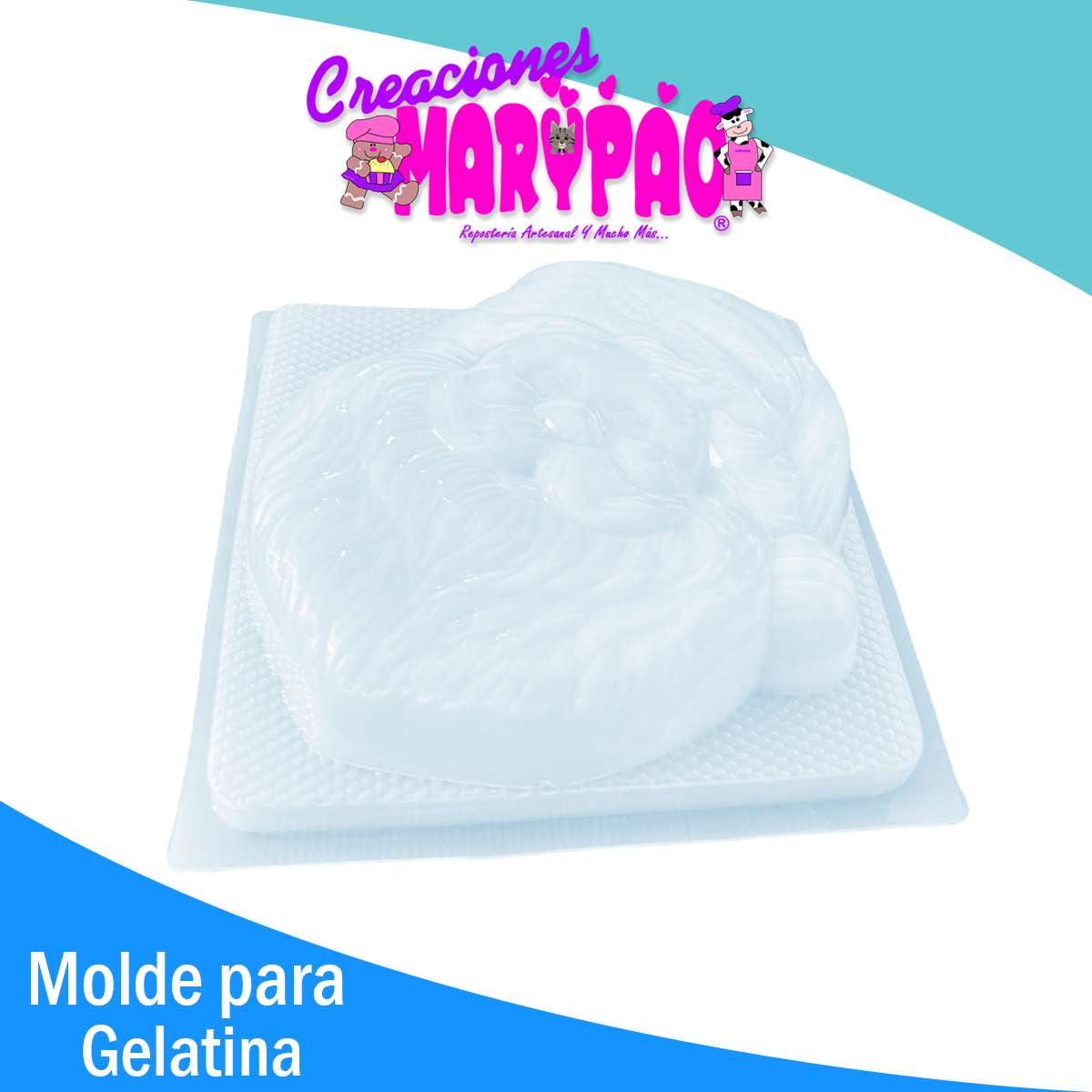 Molde Para Gelatinas Santa Claus Navidad