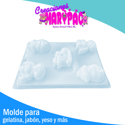 Molde Trineo Navidad Jabones Gelatinas Yeso Resina