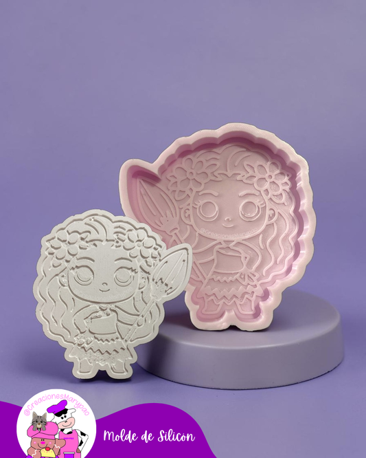 Moldes de Silicón Moana Yesitos, Velas - 2 Modelos Disponibles✨🌺