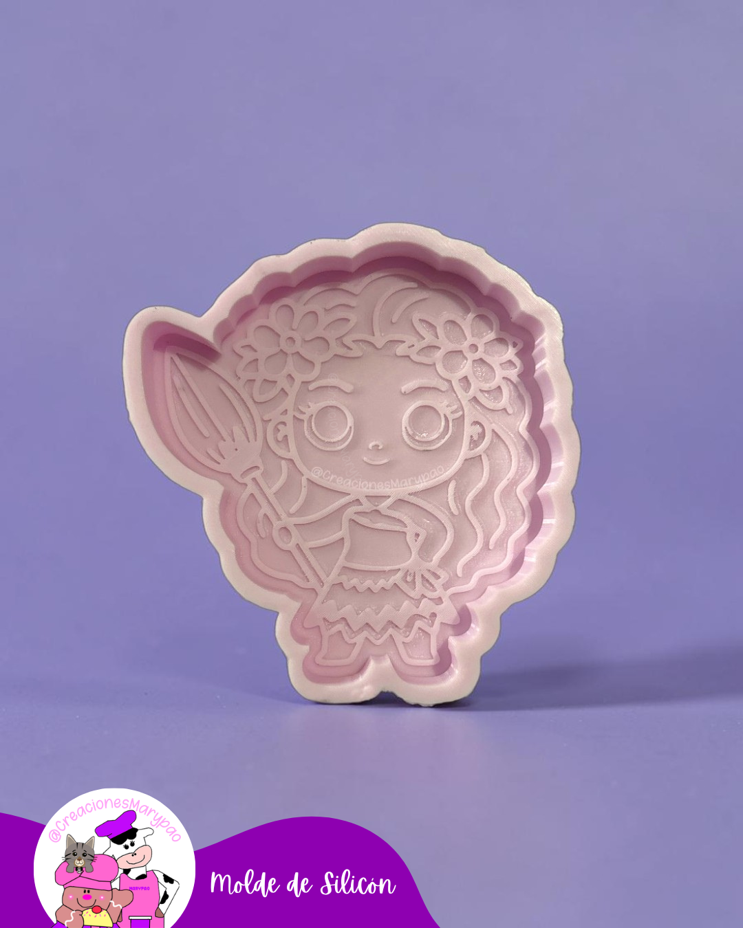 Moldes de Silicón Moana Yesitos, Velas - 2 Modelos Disponibles✨🌺