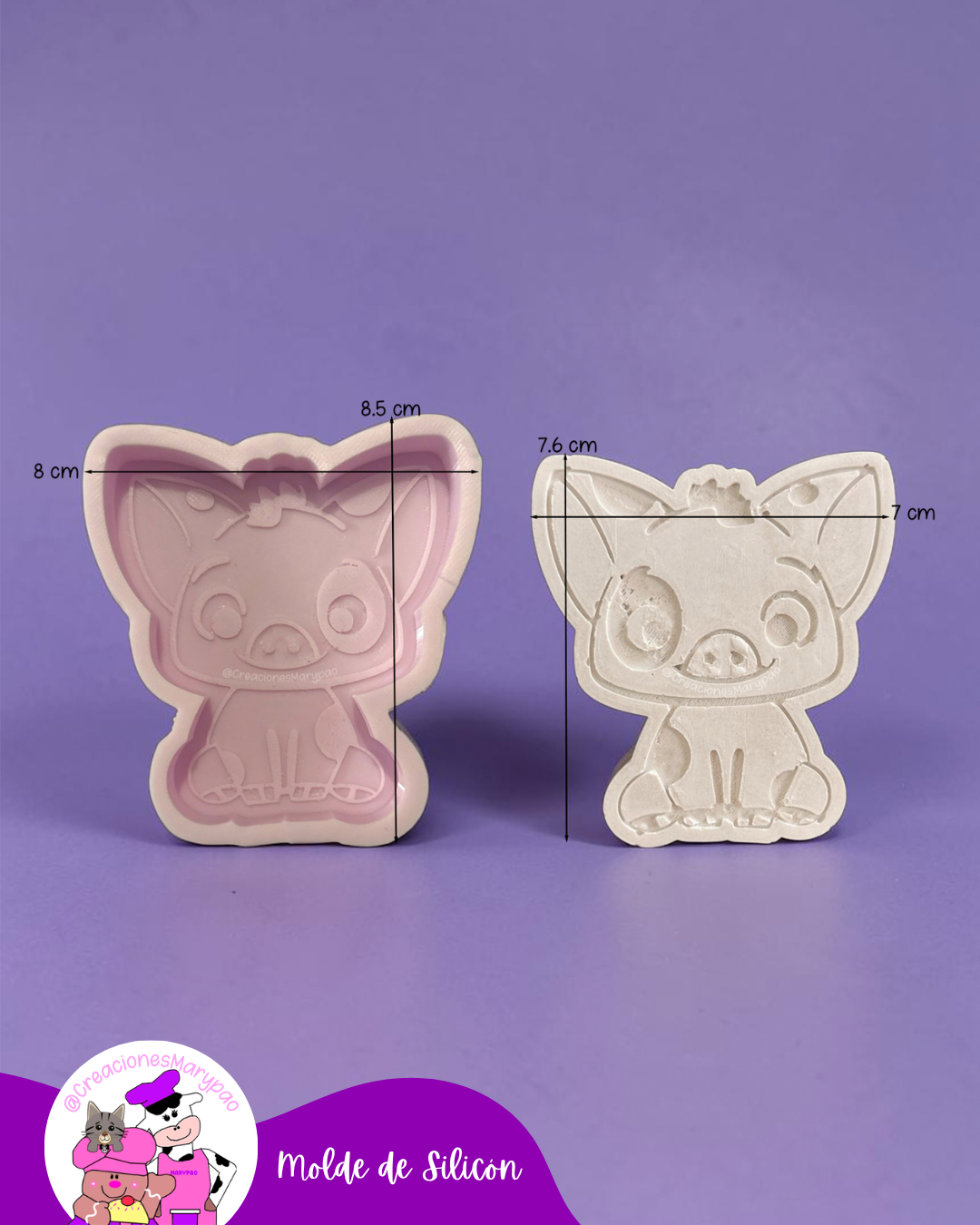 Moldes de Silicón Moana Yesitos, Velas - 2 Modelos Disponibles✨🌺