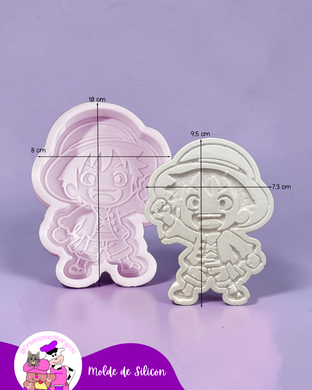 Moldes de Silicón Personajes Anime