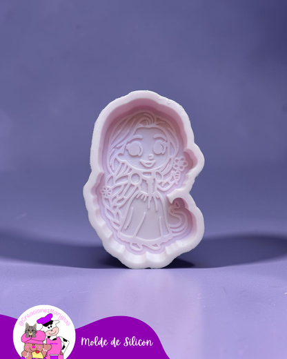 Moldes de Silicón Rapunzel Enredados Yesitos, Velas - 2 Modelos Disponibles