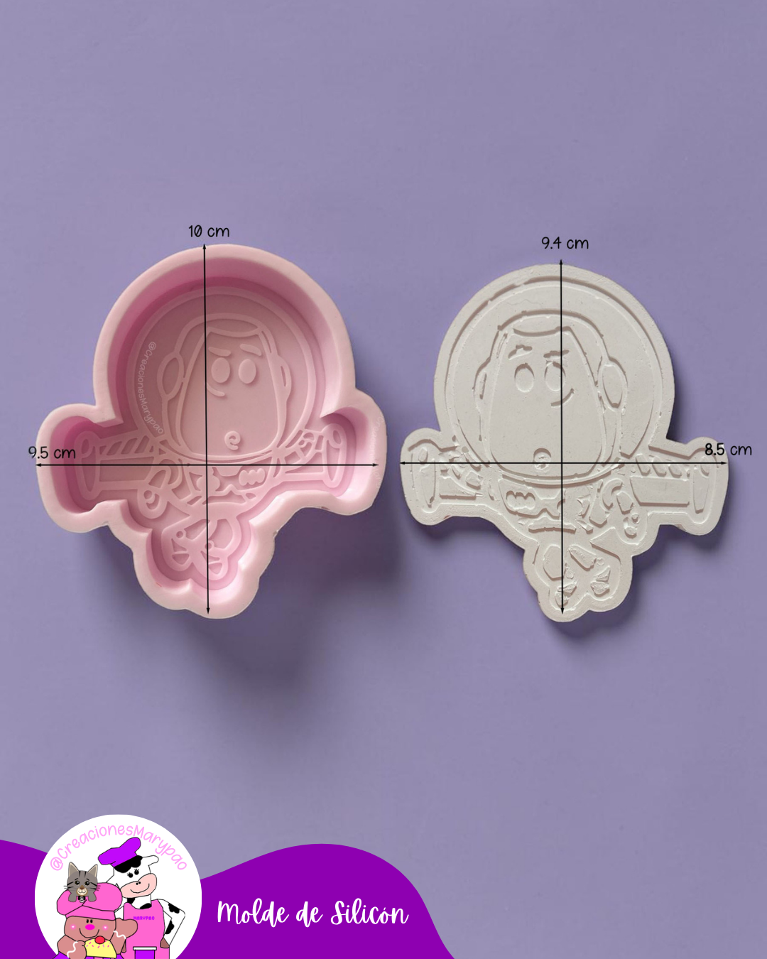 Moldes de Silicón Toy Story Yesitos, Velas - 4 Modelos Disponibles🤠🚀
