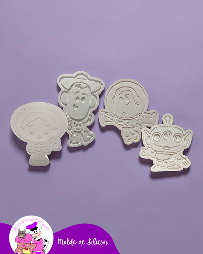 Moldes de Silicón Toy Story Yesitos, Velas - 4 Modelos Disponibles🤠🚀