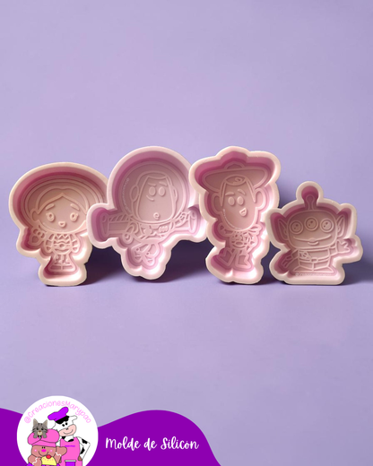 Moldes de Silicón Toy Story Yesitos, Velas - 4 Modelos Disponibles🤠🚀