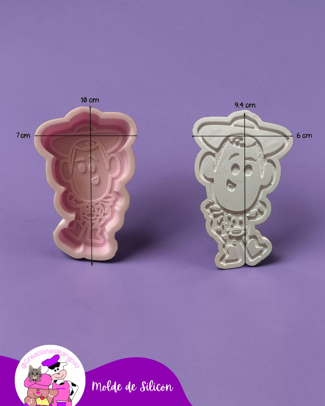Moldes de Silicón Toy Story Yesitos, Velas - 4 Modelos Disponibles🤠🚀