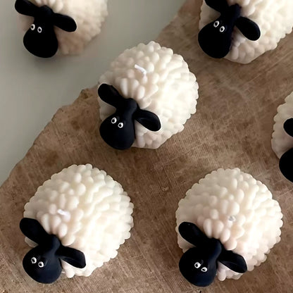 🐑Molde De Silicón Borrego Abundancia Velas Navidad🕯️