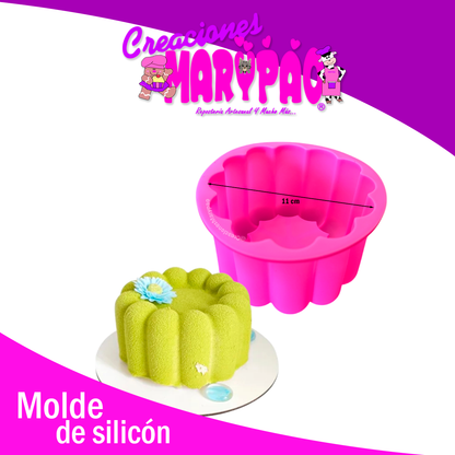 💖 PACK IMPERDIBLE:3 MOLDES DE SILICÓN PARA PASTELITOS🎂+REGALO 🎁