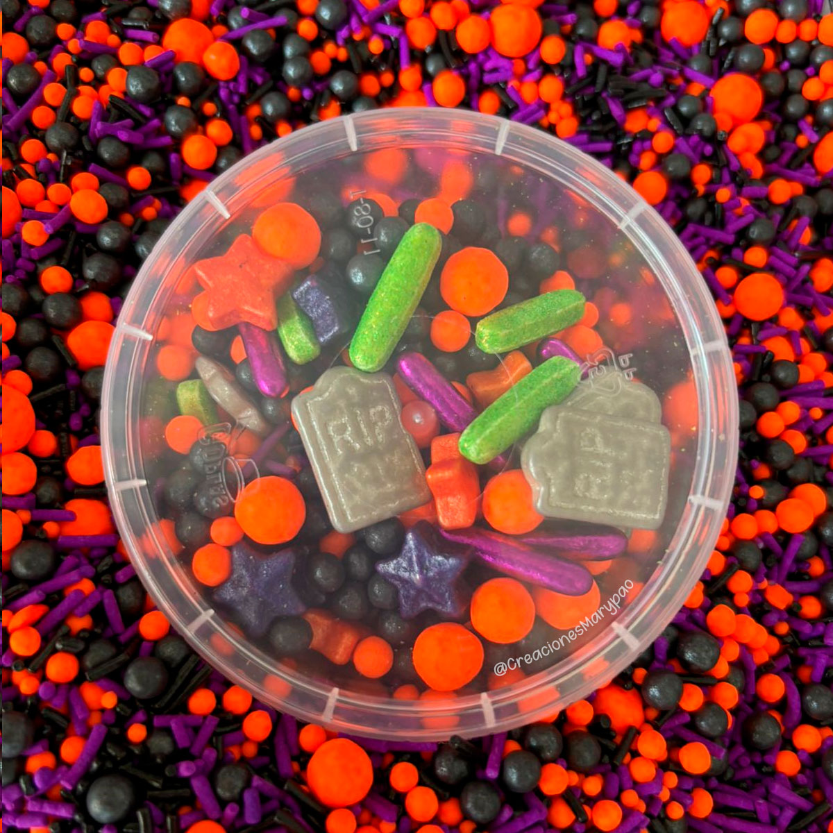 Sprinkles Comestibles Halloween Tumbas Mix