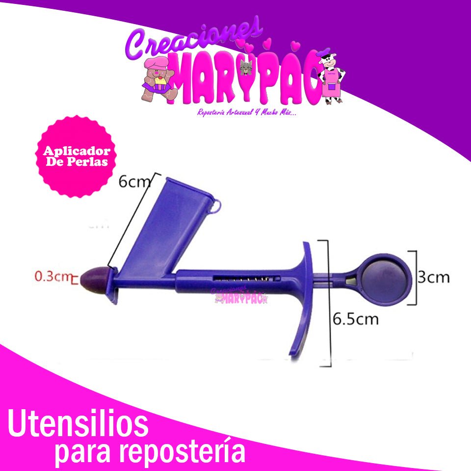 Aplicador De Perlas Comestibles - Creaciones Marypao