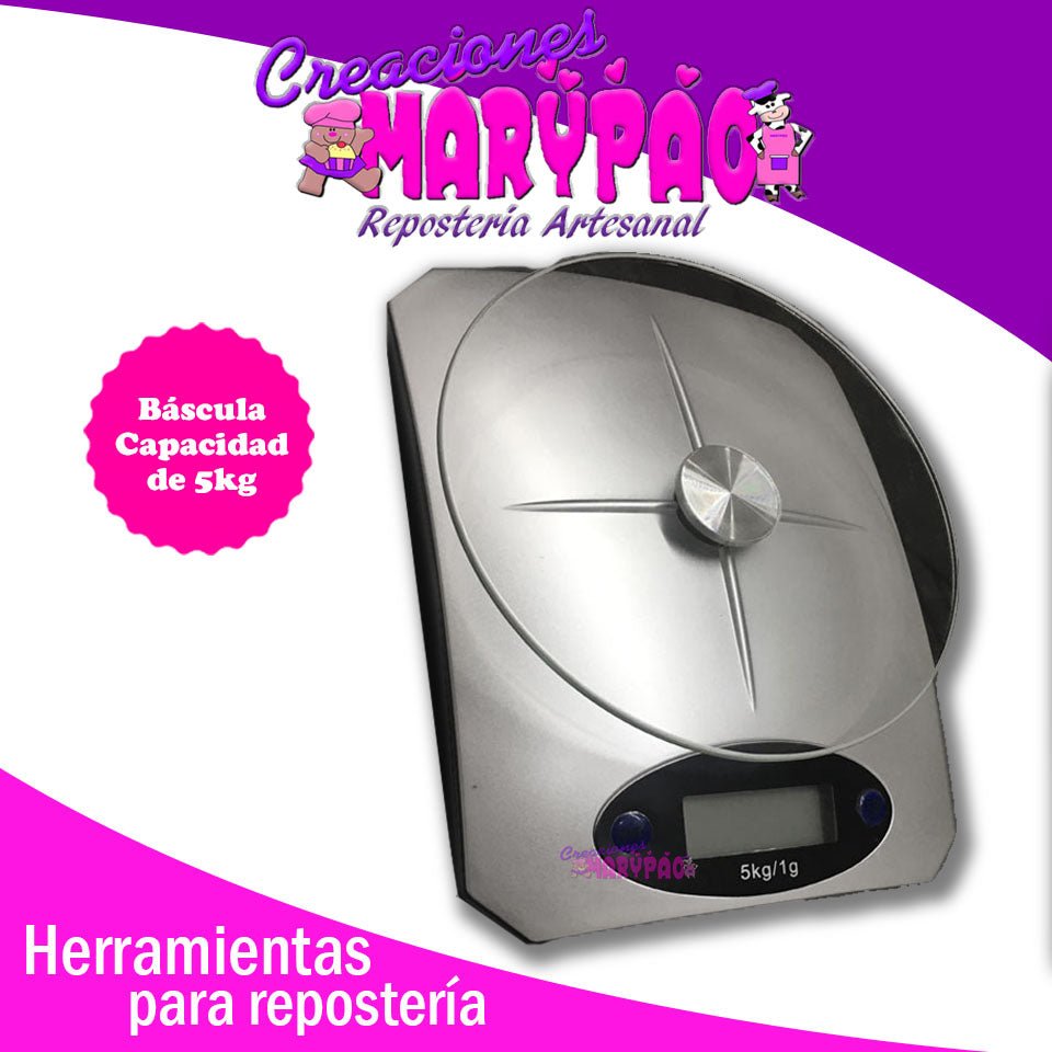 Báscula Digital Gramera 5 Kg - Creaciones Marypao