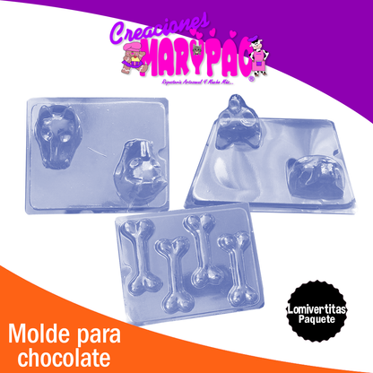 Moldes Calavera Chocolate Perritos Gatitos Dia de Muertos Lomiveritas