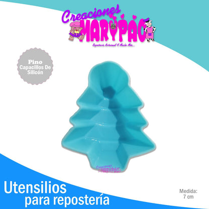 Capacillos De Silicón Árbol De Navidad Para Cupcakes - Creaciones Marypao