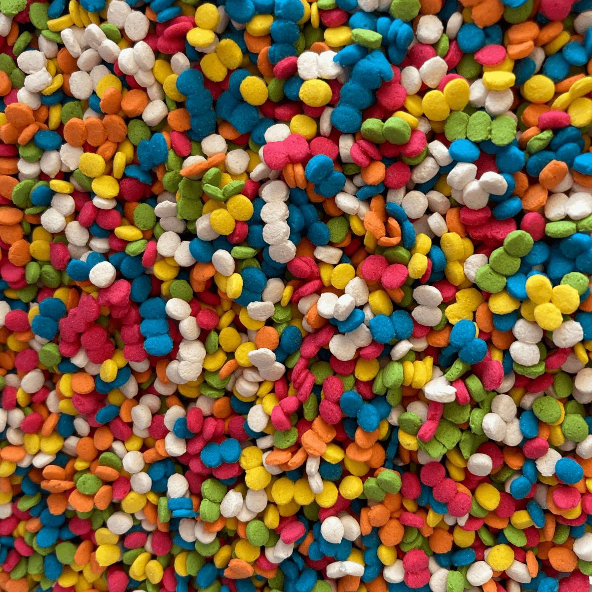 Confeti Comestible Círculos Mini Colores 120g